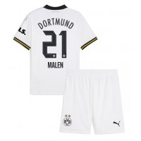 Camisa de time de futebol Borussia Dortmund Donyell Malen #21 Replicas 3º Equipamento Infantil 2024-25 Manga Curta (+ Calças curtas)